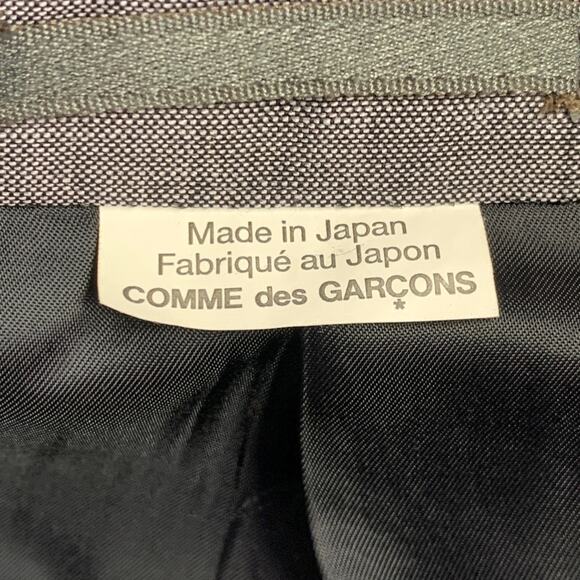 COMME des GARCONS Size M Grey Mohair Wool Notch Lapel Sport Coat - Picture 8 of 9